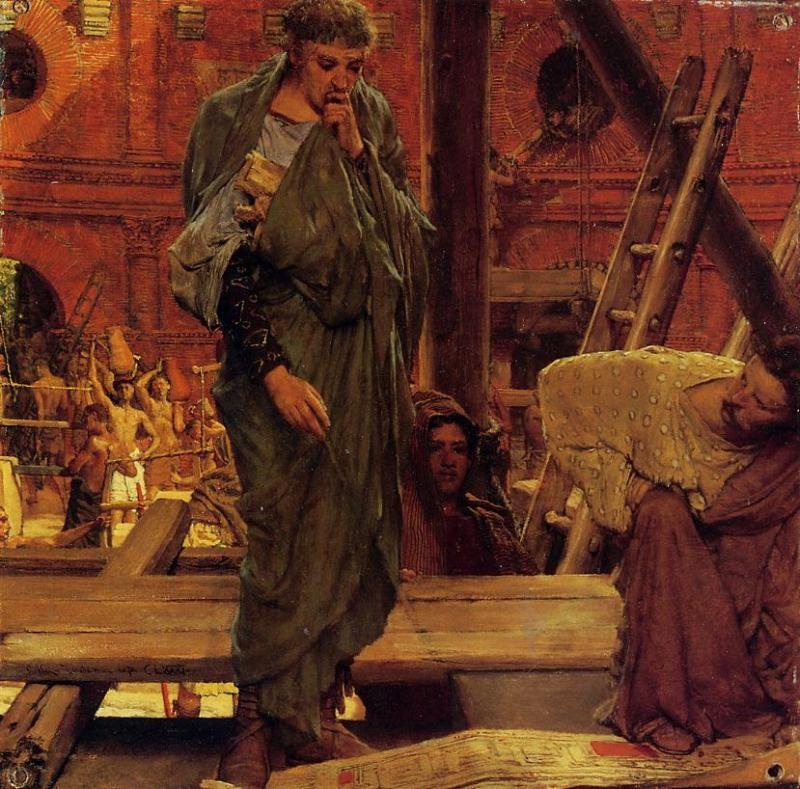 Alma-Tadema Lawrence - Architecture dans la Rome ancienne.jpg